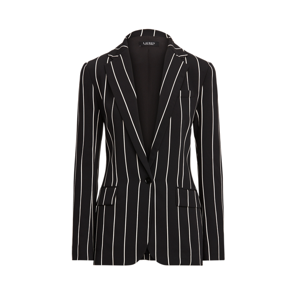 Pinstripe Satin Blazer Lauren em 1