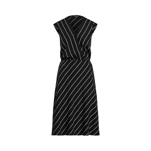 Robe ray&eacute;e en satin Lauren en 1