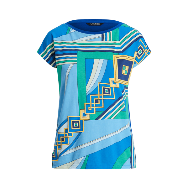 Camiseta estampada con cuello barco Lauren en 1