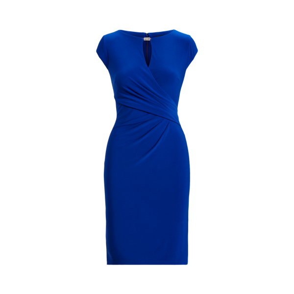 Sapphire Star Wrap-Style Jersey Dress Lauren Petite 2
