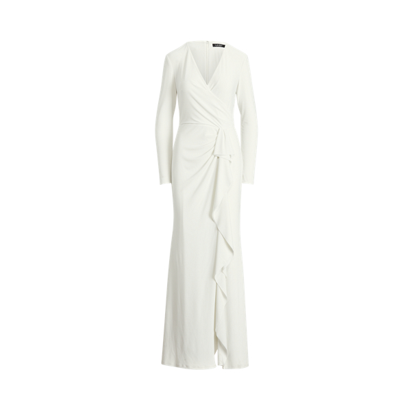 Ruffle-Trim Jersey Gown Lauren in 1