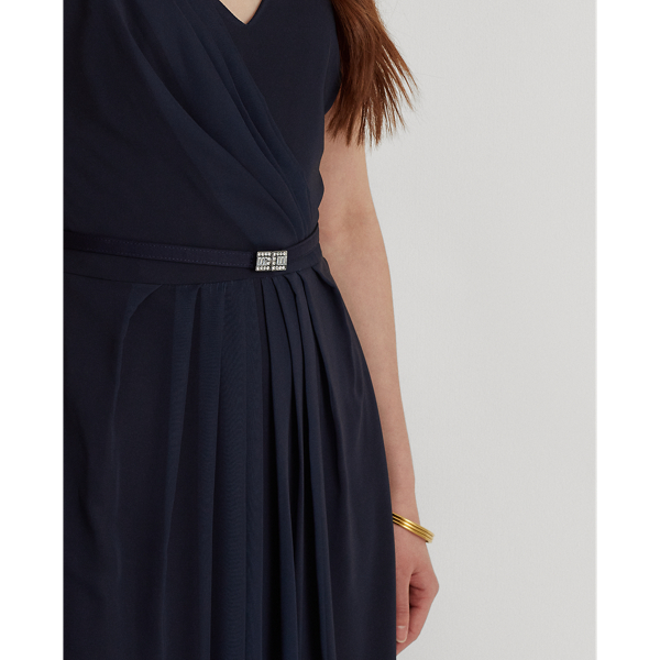 Sapphire Star/Lh Navy Ombre Georgette Sleeveless Gown Lauren 5