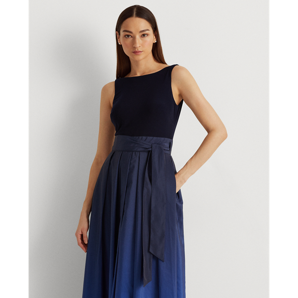 Sapphire Star Ombre Ombre Taffeta Sleeveless Gown Lauren 4