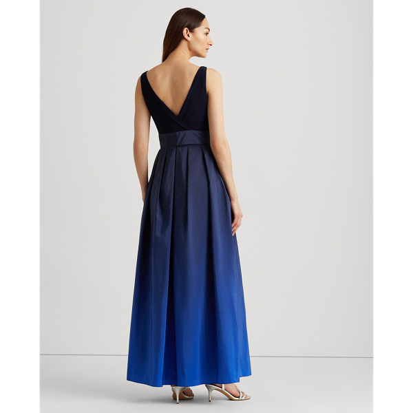Sapphire Star Ombre Ombre Taffeta Sleeveless Gown Lauren 5