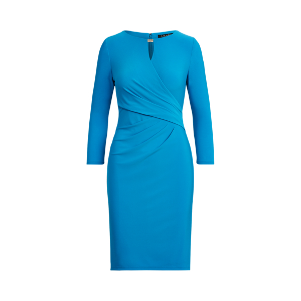 Wrap-Style Jersey Dress Lauren 1