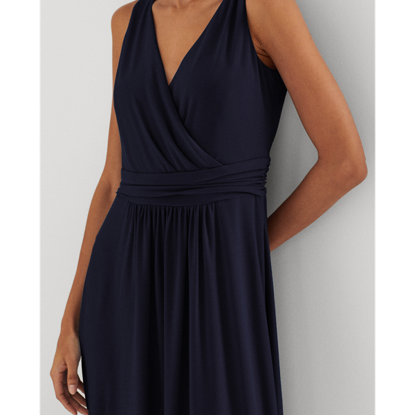 Lighthouse Navy Jersey Sleeveless Dress Lauren 5