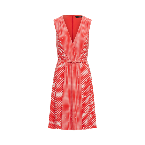 Logo-Print Jersey Sleeveless Dress