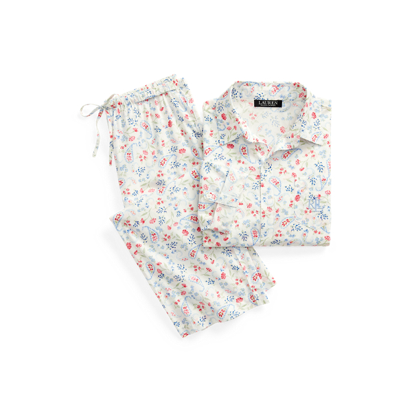 Paisley Cotton Capri Sleep Set Lauren 1