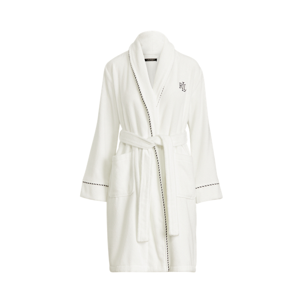 Nautical Cotton Terry Cloth Robe Lauren 1
