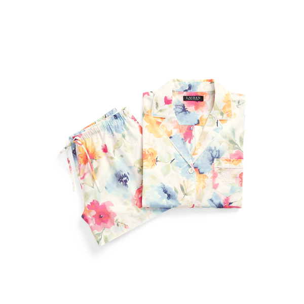 Floral Boxer Pyjama Set Lauren 1