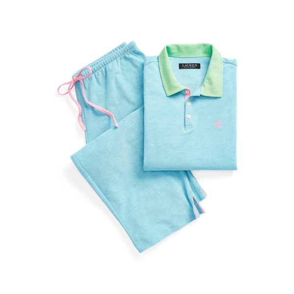 Piqu&eacute; Capri Sleep Set Lauren 1