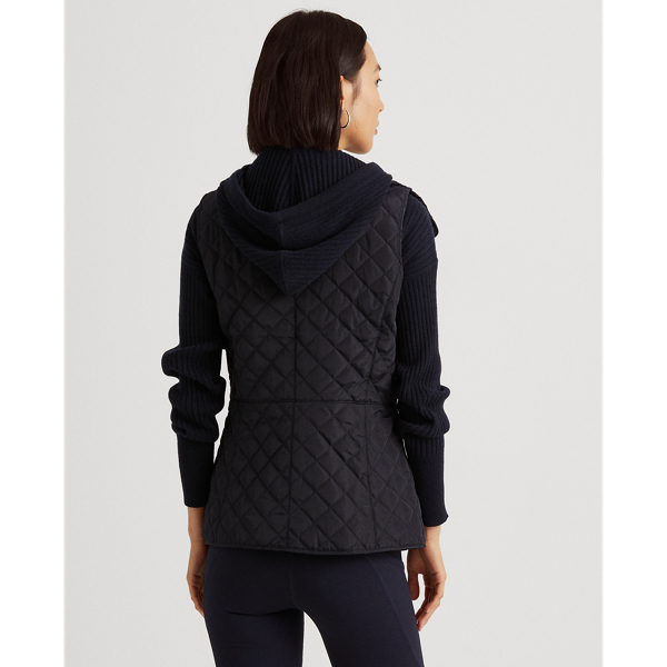 Steppweste mit Bouillonwappen Lauren in Dunkel-Navy 4