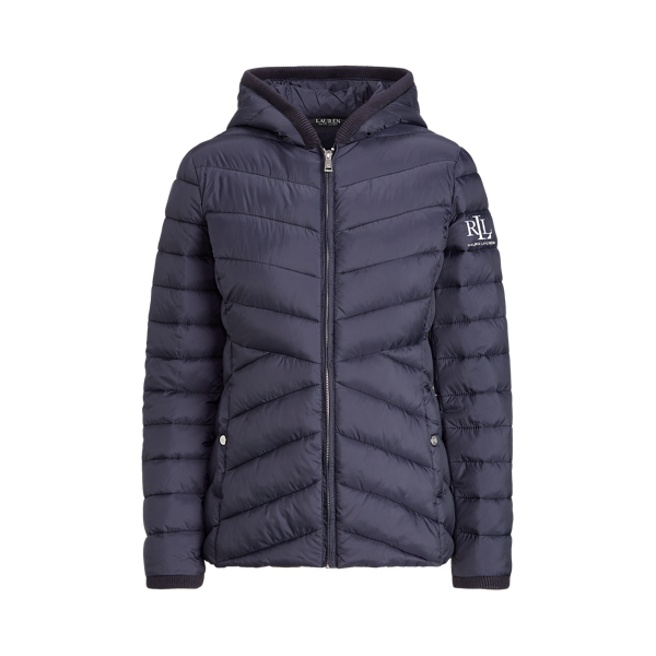 Insulated Quilted Hooded Jacket Lauren Petite 1