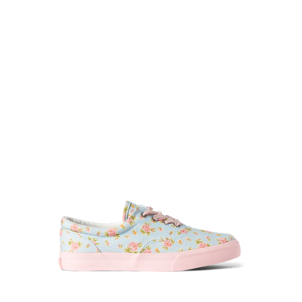 Bryn Floral Canvas Trainer Girls 7-14 Years 1