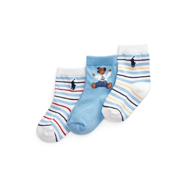 Bear Crew Sock 3-Pack Baby Boy 1