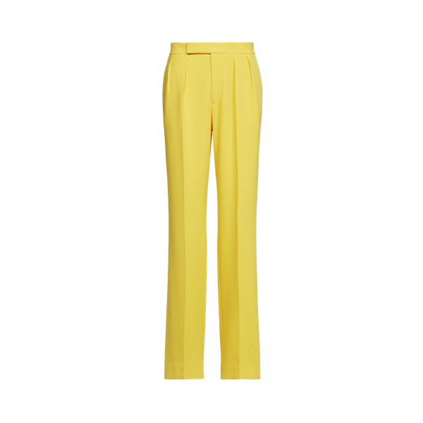 Soft Yellow Ferra Wool Gabardine Trouser Ralph Lauren Collection 2