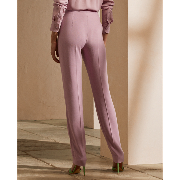 Pantaloni Simone a spina di pesce Ralph Lauren Collection in Giacinto 5