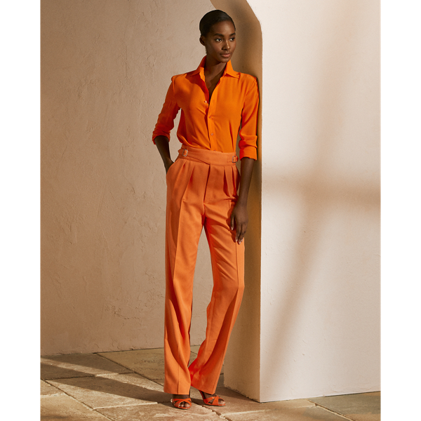 Mandarin Hailey Silk Shirt Ralph Lauren Collection 4