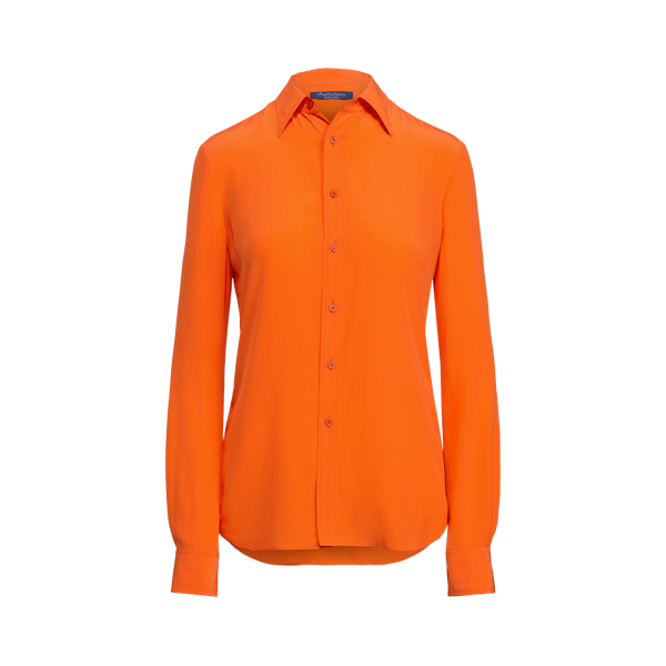 Mandarin Hailey Silk Shirt Ralph Lauren Collection 2