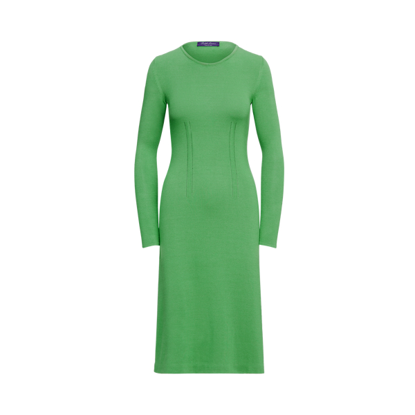 Robe-pull manches longues soie m&eacute;lang&eacute;e Ralph Lauren Collection en 1