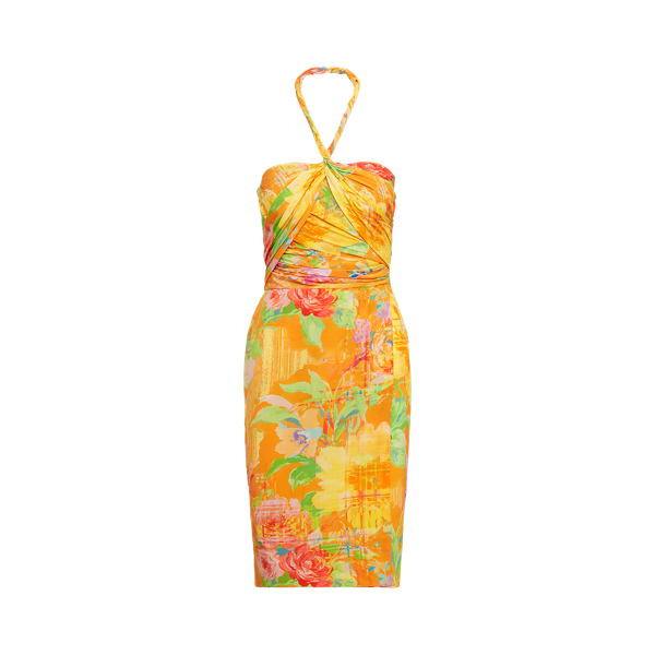 Rosamund Floral Silk Cocktail Dress