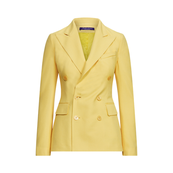 Giacca Camden in cashmere Ralph Lauren Collection in Giallo tenue 2