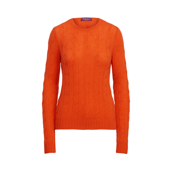 Mandarin Cable-Knit Cashmere Sweater Ralph Lauren Collection 2