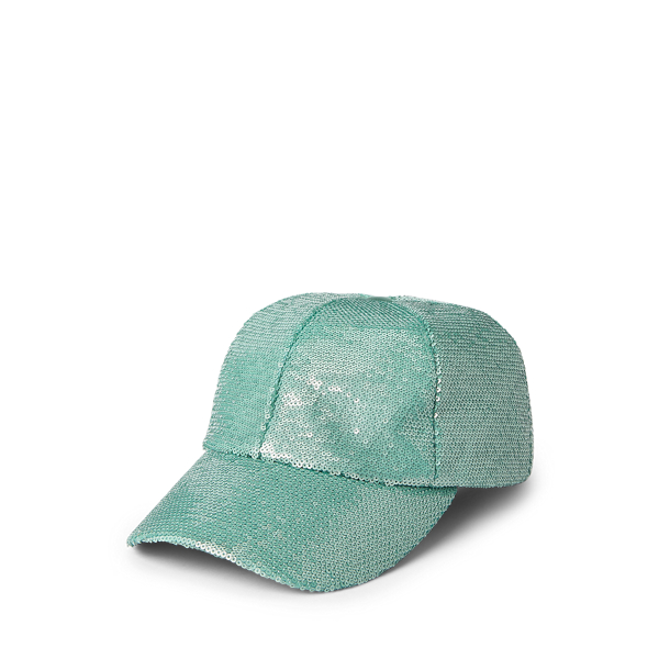 Sequin Embellished Ball Cap for Women Ralph Lauren UK