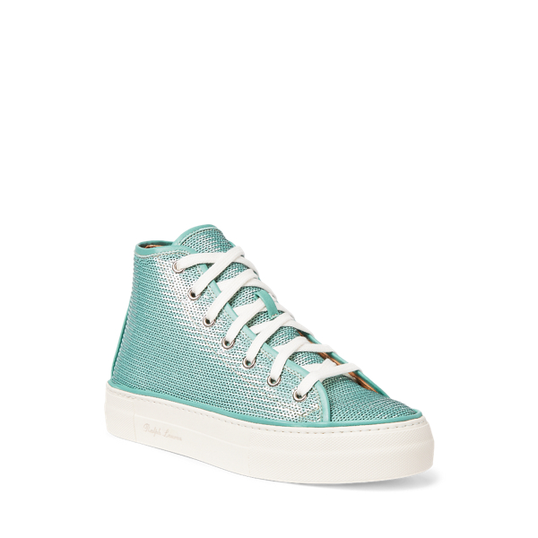 Raina-sneaker met versiering Ralph Lauren Collection in Lichtblauw 2