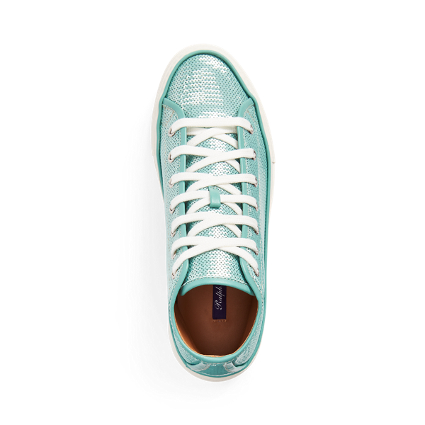 Raina-sneaker met versiering Ralph Lauren Collection in Lichtblauw 4