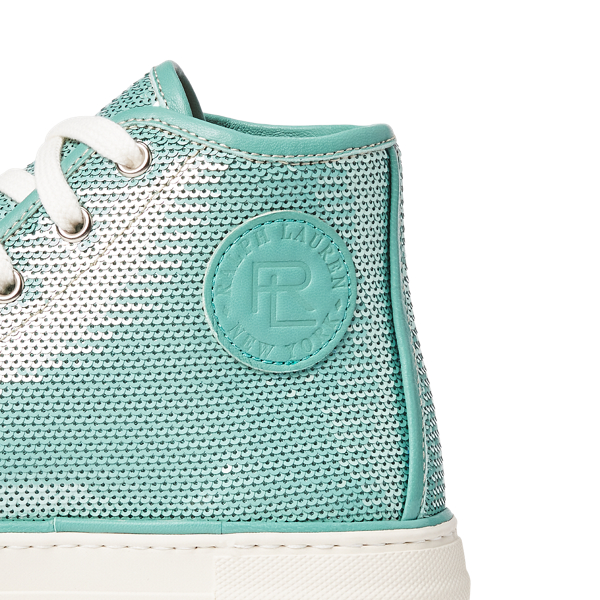 Raina-sneaker met versiering Ralph Lauren Collection in Lichtblauw 5