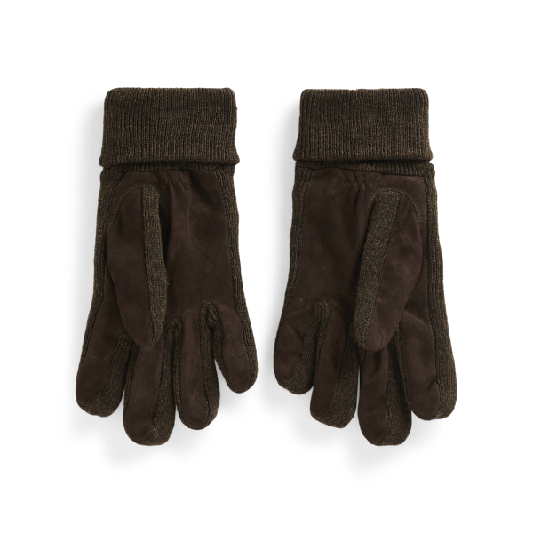 Wildlederhandschuhe Polo Ralph Lauren in Dunkelbraun 2