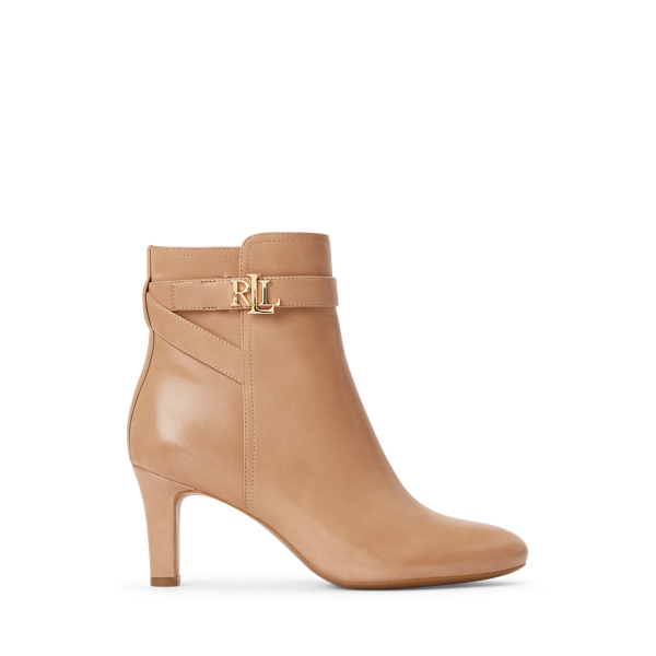 Arianne Burnished Leather Bootie Lauren 1