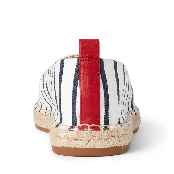 Stencil Stripe/Lauren Red Cameryn Striped Canvas Espadrille Lauren 3