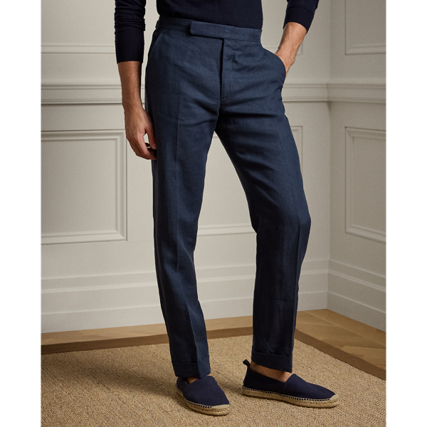 Gregory Hand-Tailored Linen Trouser