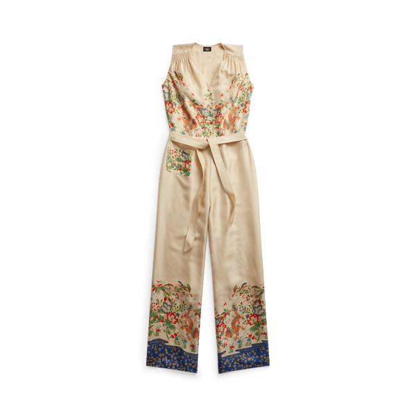 Floral Silk Jumpsuit RRL 1