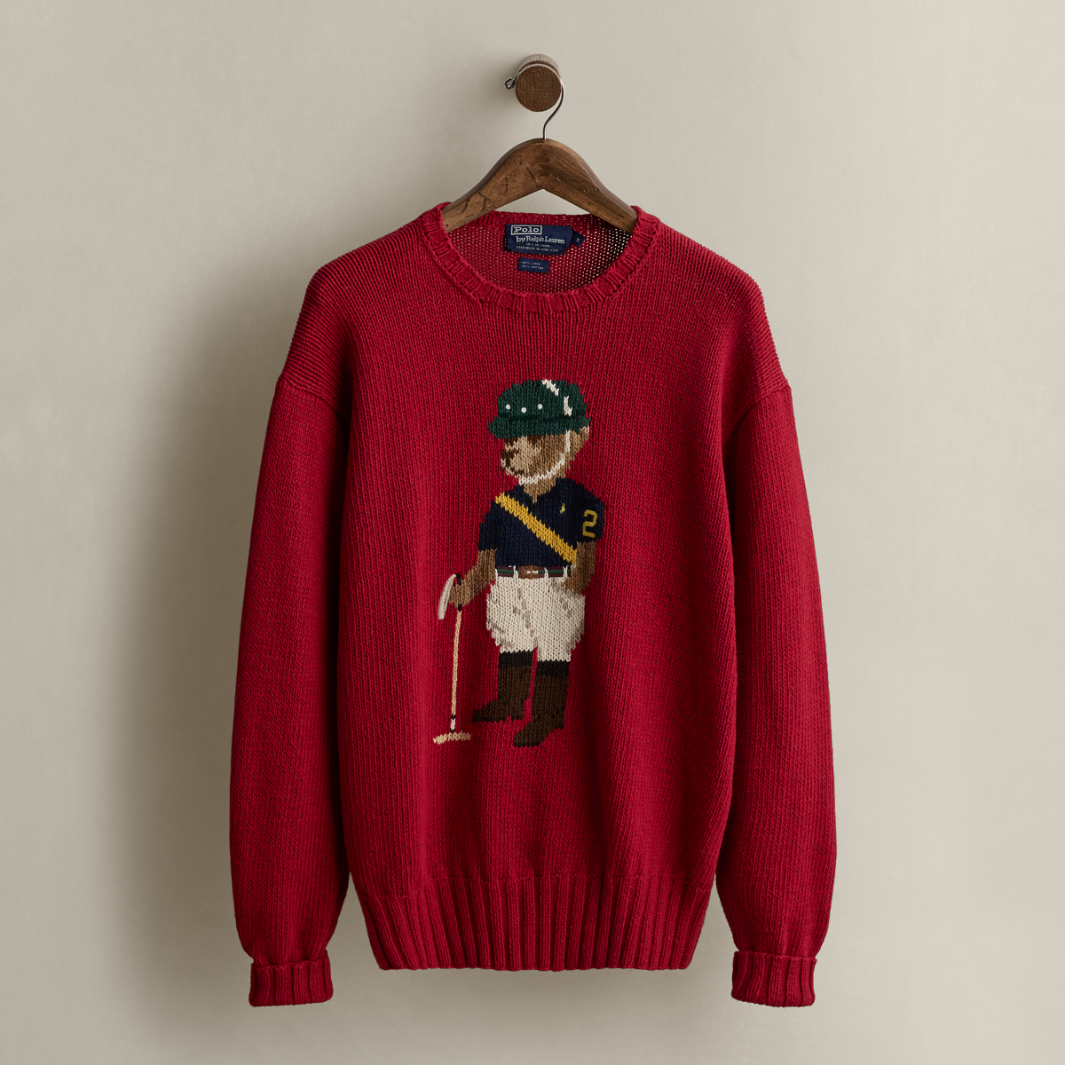 激レア POLO RALPH LAUREN sitting polo bear sweater ポロベア