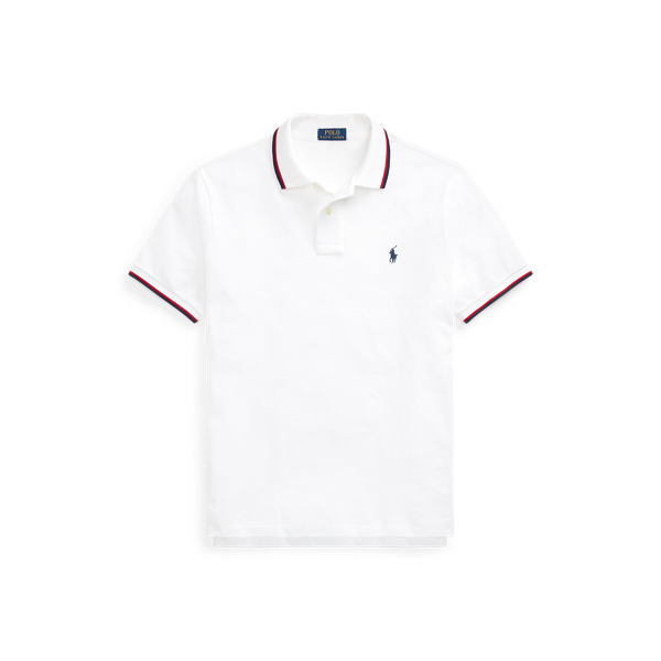 Ralph Lauren ポロシャツ ホワイト LOS ANGELES Classic Fit Los Angeles Mesh Polo Shirt