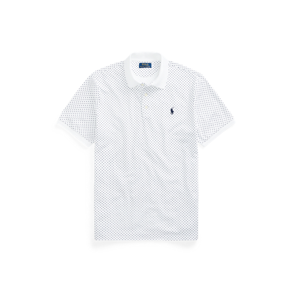 White Polka Dots Classic Fit Dot Soft Cotton Polo Shirt Polo Ralph Lauren 2