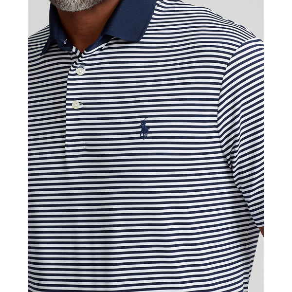 Ceramic White/Cruise Navy Classic Fit Performance Polo Shirt Polo Ralph Lauren 6