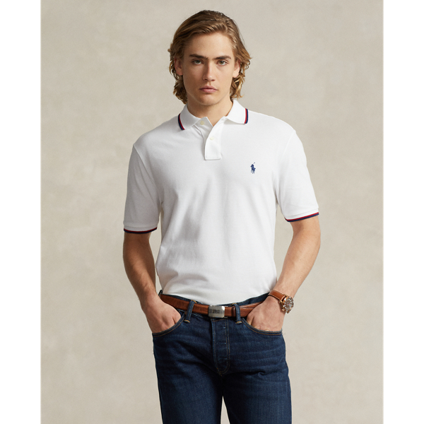 Classic Fit Mesh Polo Shirt