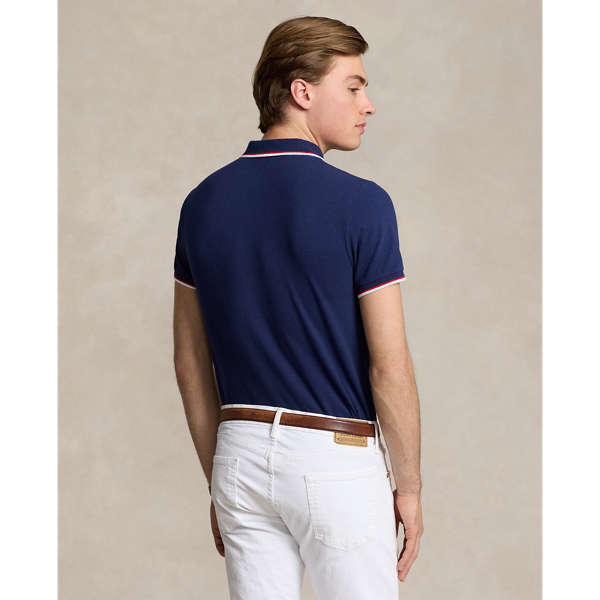 美品 現行 ラルフローレン mesh S/S polo XXL navy Big Pony Mesh Polo Shirt | Ralph Lauren