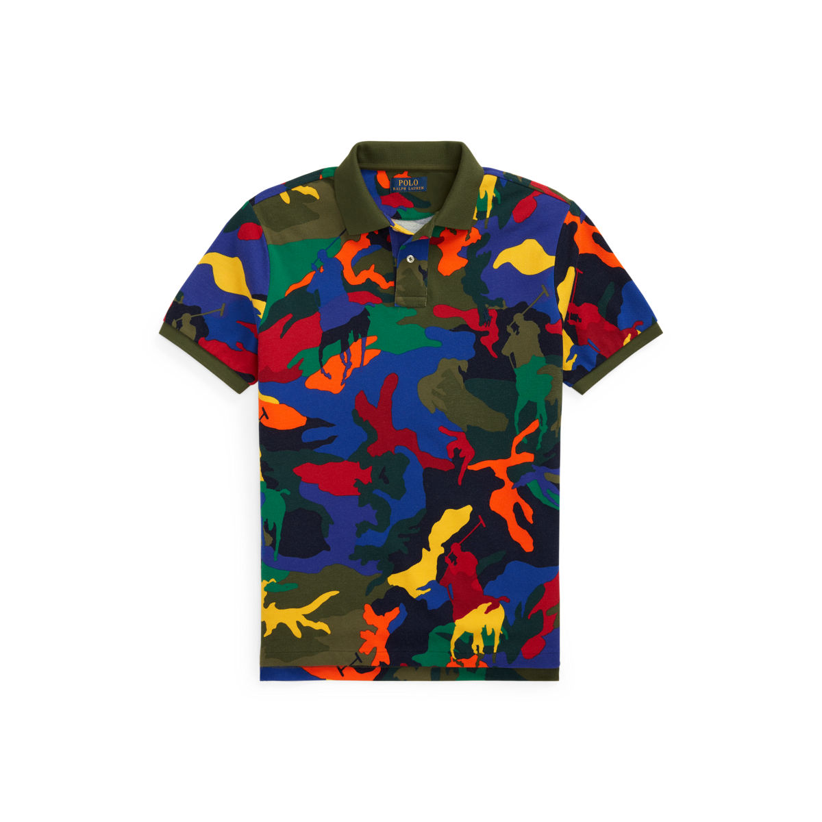 Classic Fit Polo Pony Camo Polo Shirt