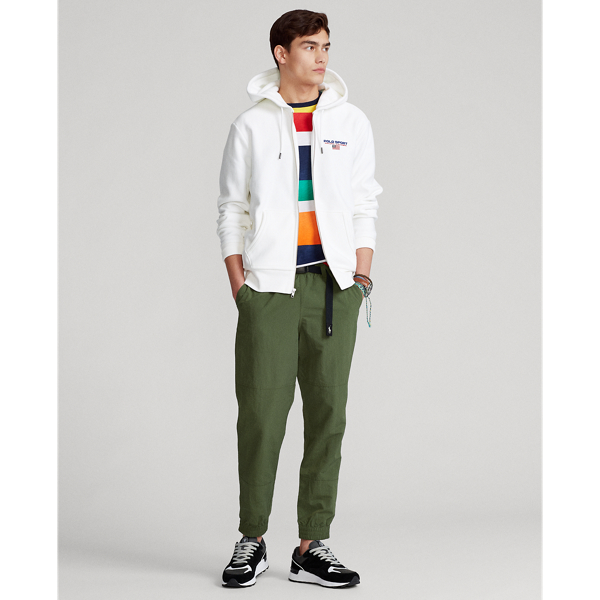 White Polo Sport Fleece Hoodie Polo Ralph Lauren 4