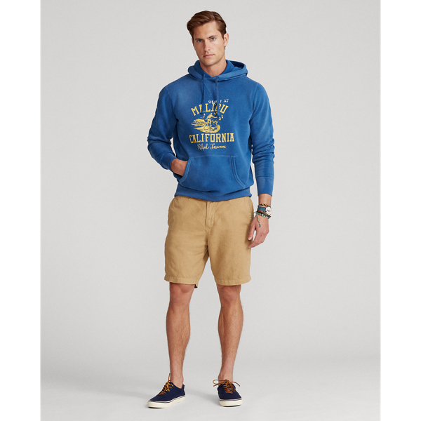 Ccapuchontrui van fleece met afbeelding Polo Ralph Lauren in Gem Blue 4