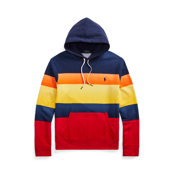 Striped Fleece Hoodie for Men Ralph Lauren UK