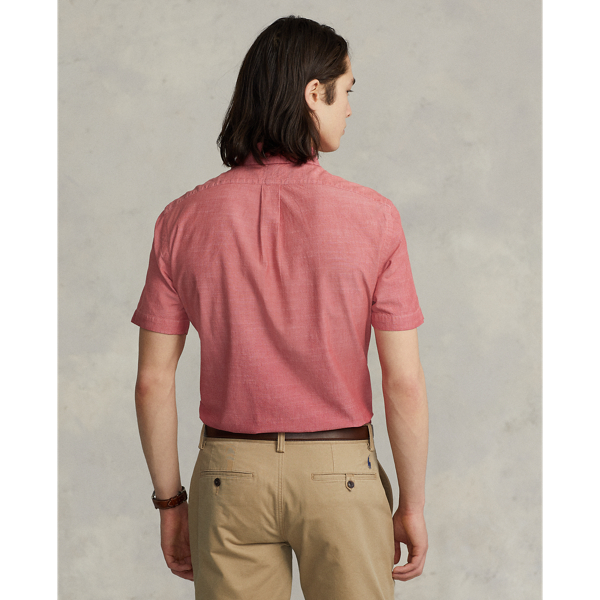 Spring Red Classic Fit Chambray Shirt Polo Ralph Lauren 5