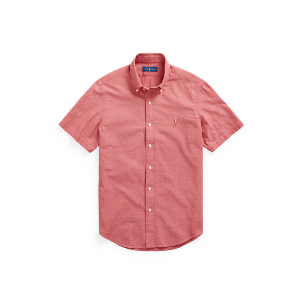 Spring Red Classic Fit Chambray Shirt Polo Ralph Lauren 2