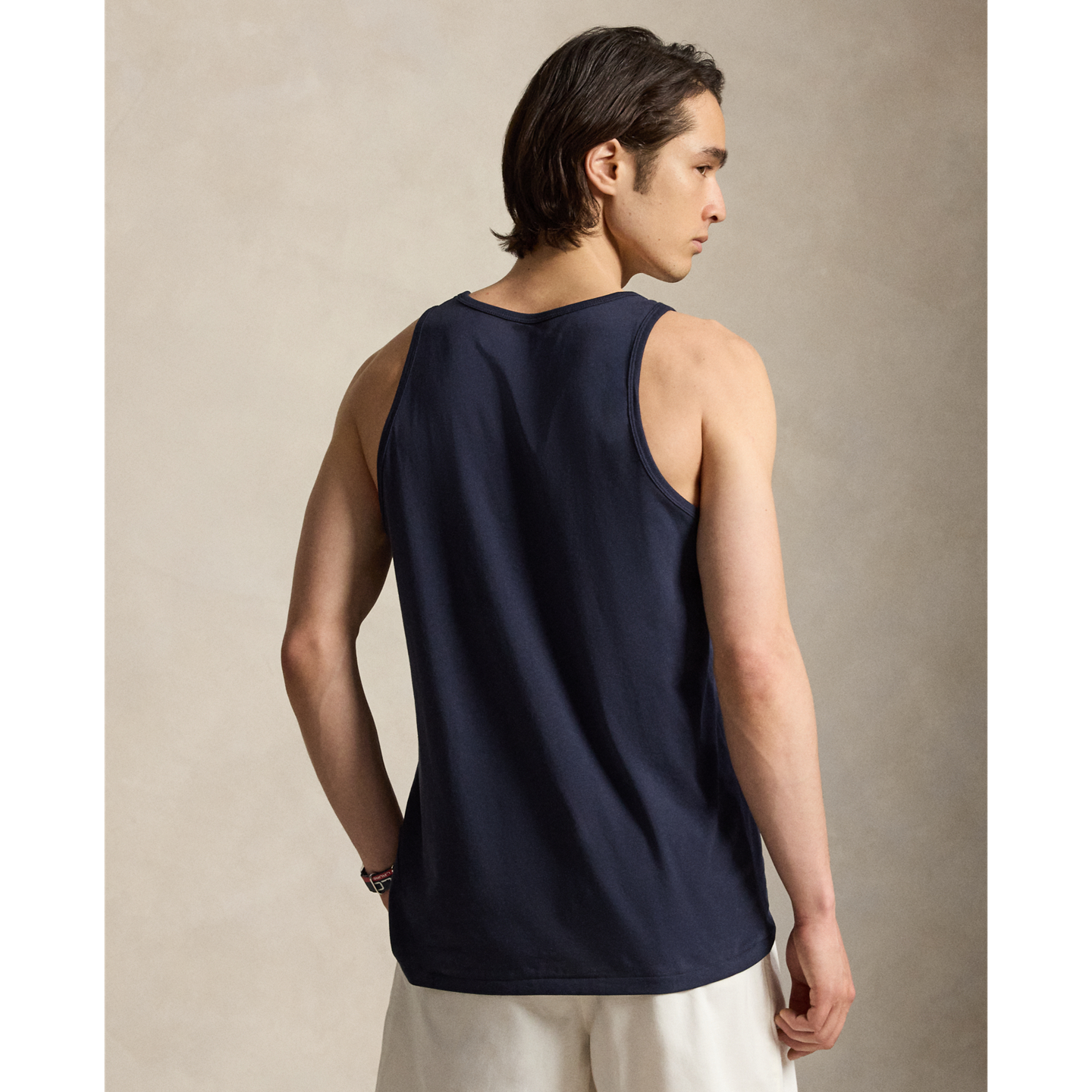 Мужской топ Ralph Lauren Washed Jersey, цвет: Чернильный — фото 2