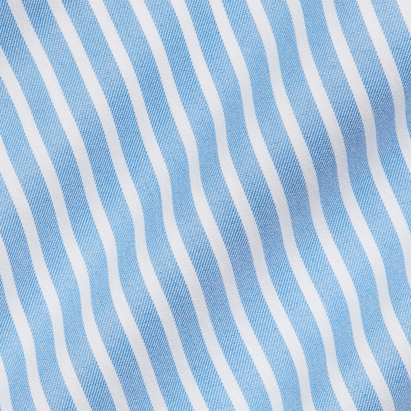 Bay Blue/White Classic Fit Striped Performance Shirt Polo Ralph Lauren 6